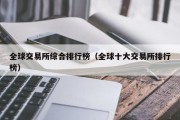 全球交易所综合排行榜（全球十大交易所排行榜）
